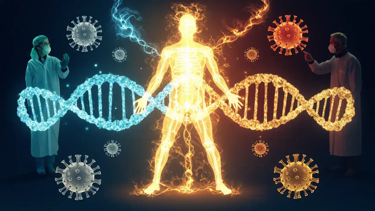 renforcement immunitaire et virus