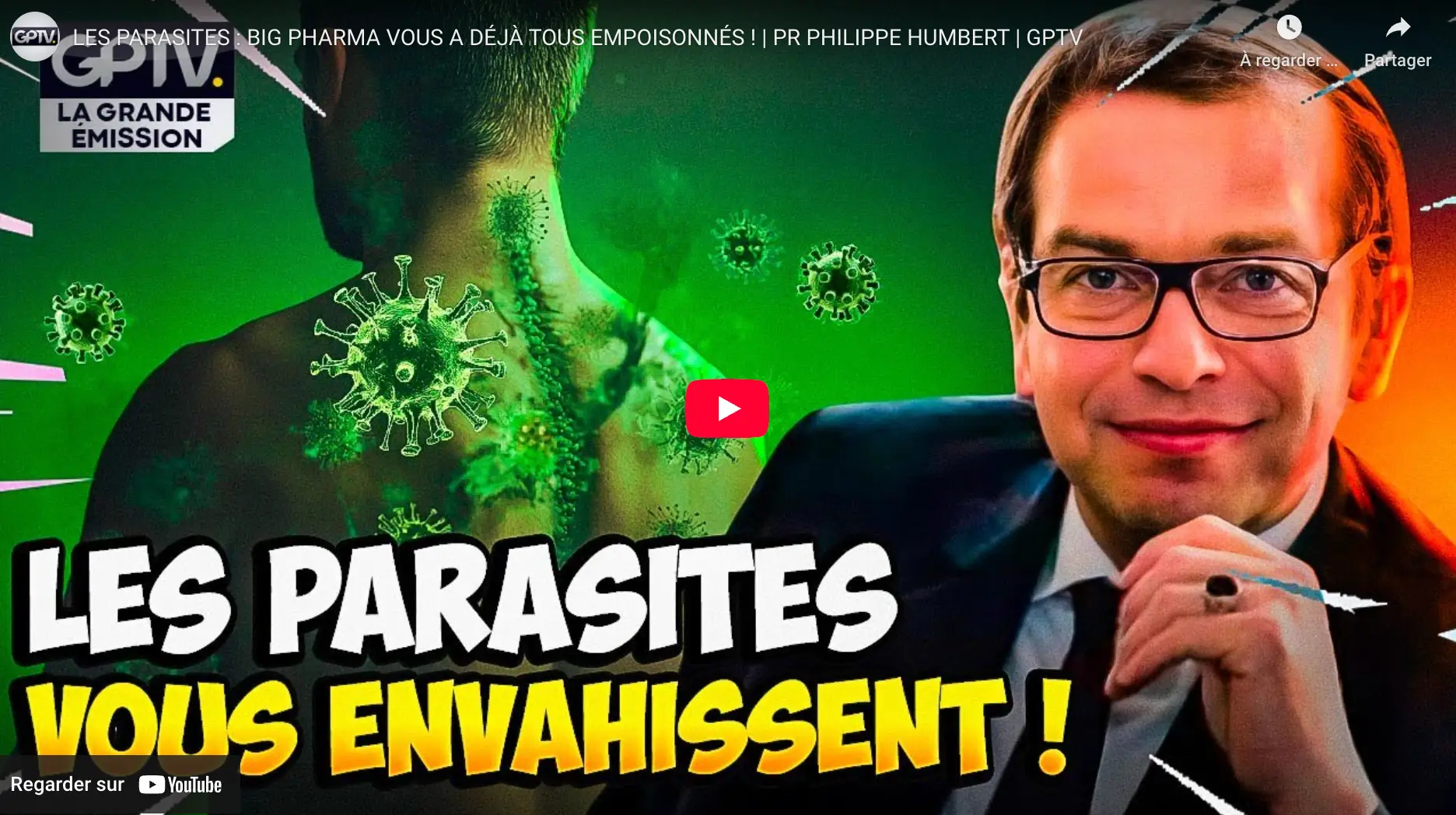 Empoisonnement alimentaire et Big Pharma