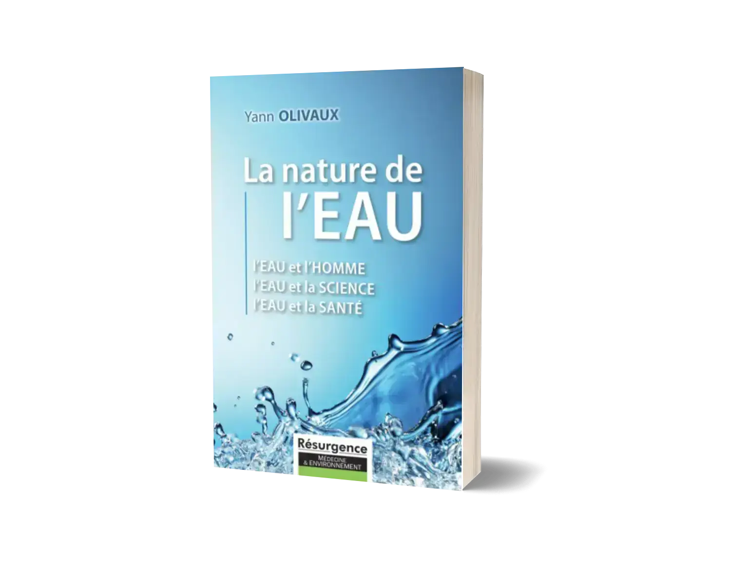 Livre "La nature de l'eau"