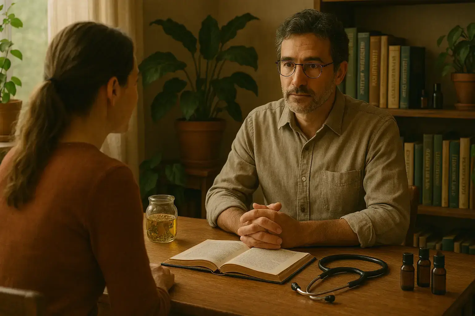 consultation en médecine alternative dans un cadre médical humaniste