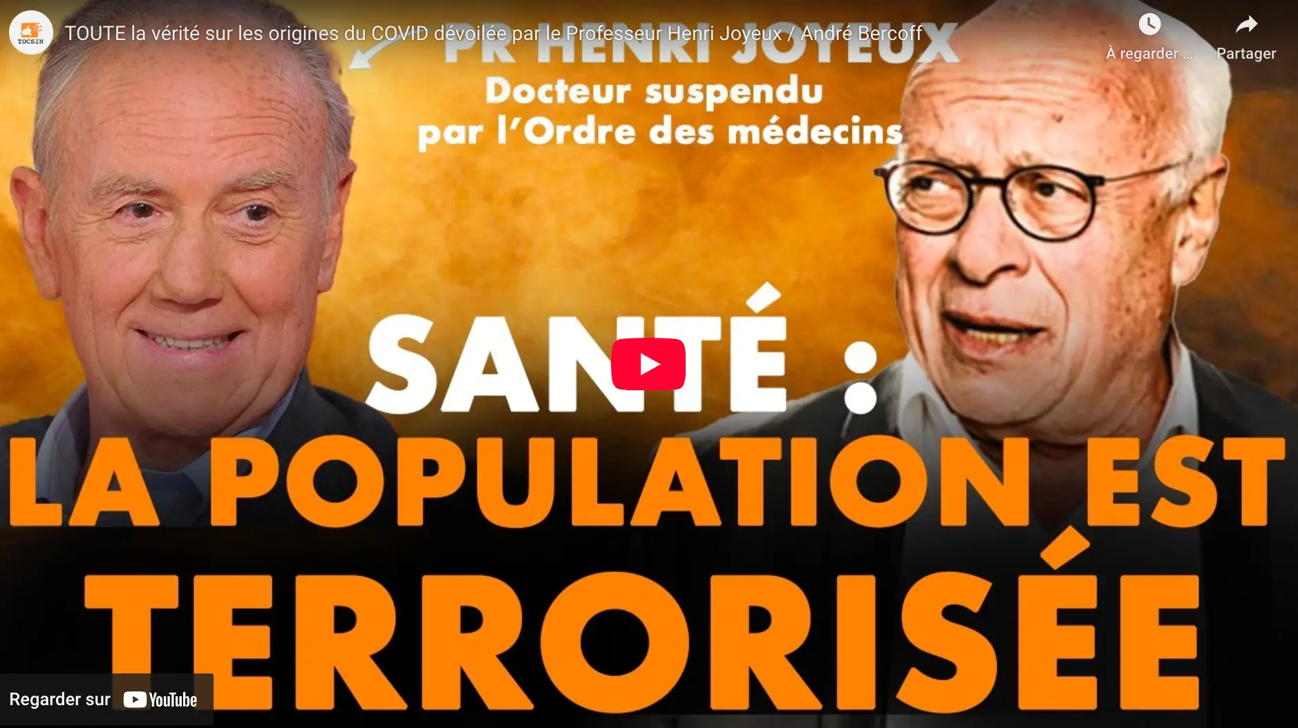 Ils nous tiennent par la peur