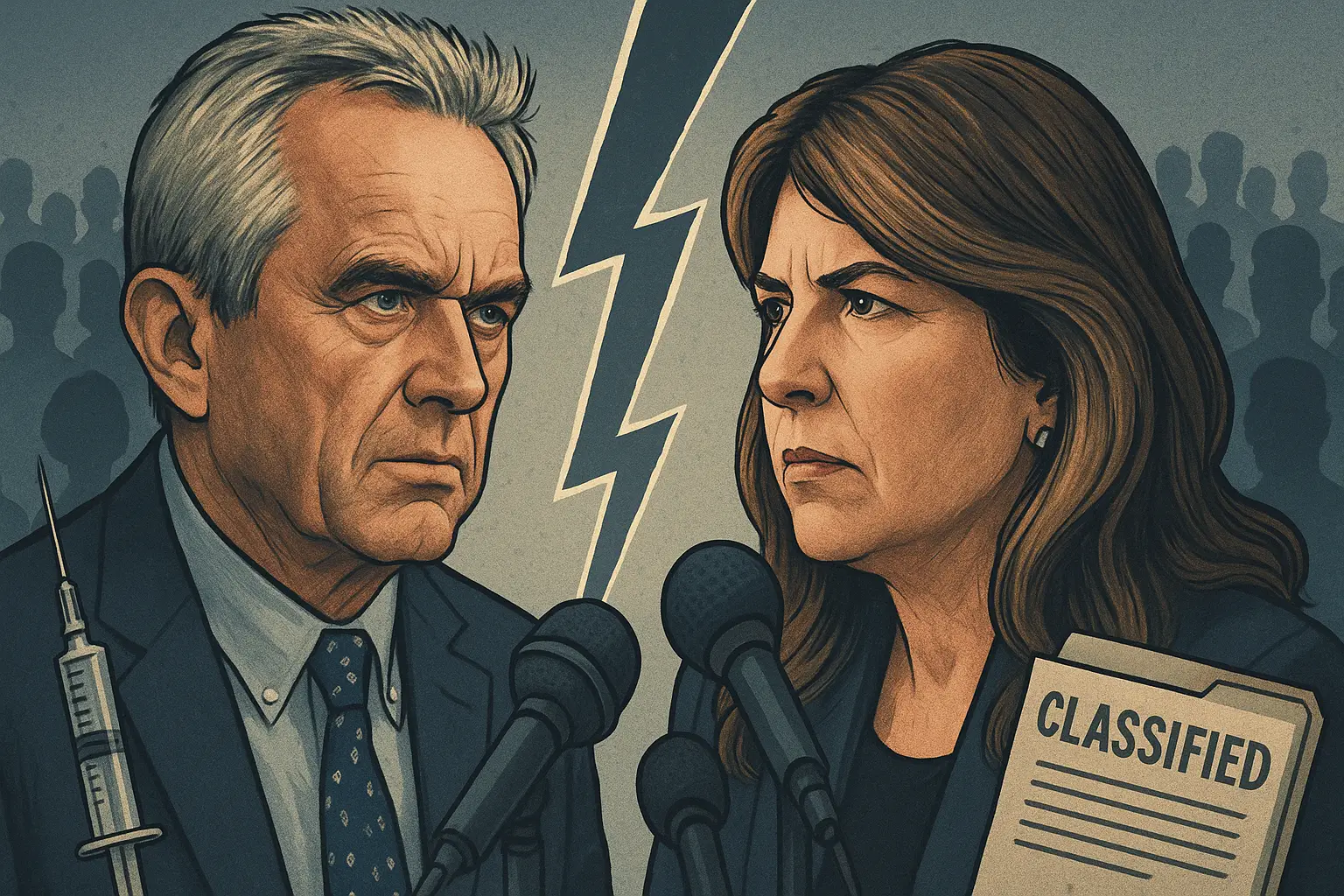 Conflit RFK Jr Naomi Wolf