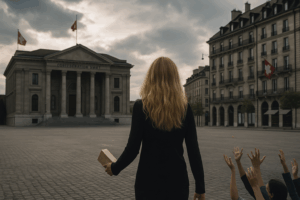Lanceuse d'alerte suisse Chloé Frammery