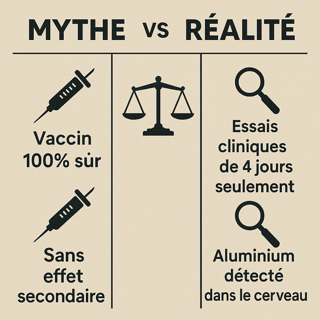Mythe contre réalité: les réels dangers des vaccins
