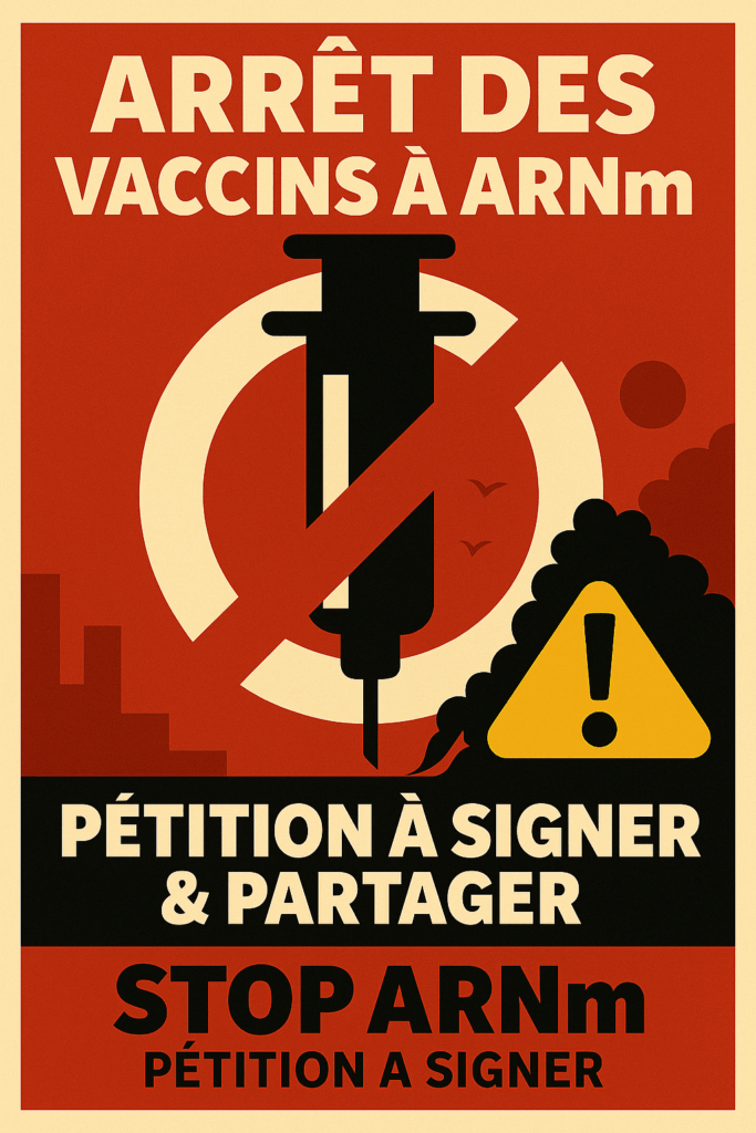 Arrêt des vaccins ARNm avec le document Game Over