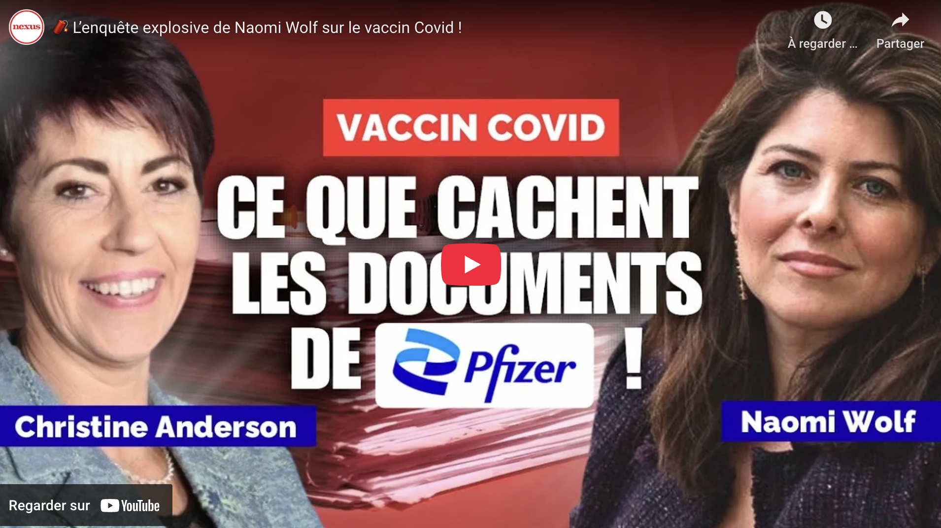 Naomi Wolf Pfizer Papers