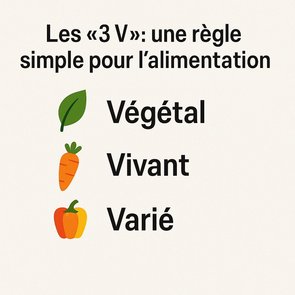 Tal Schaller enseigne la règle des 3V pour rester en bonne santé