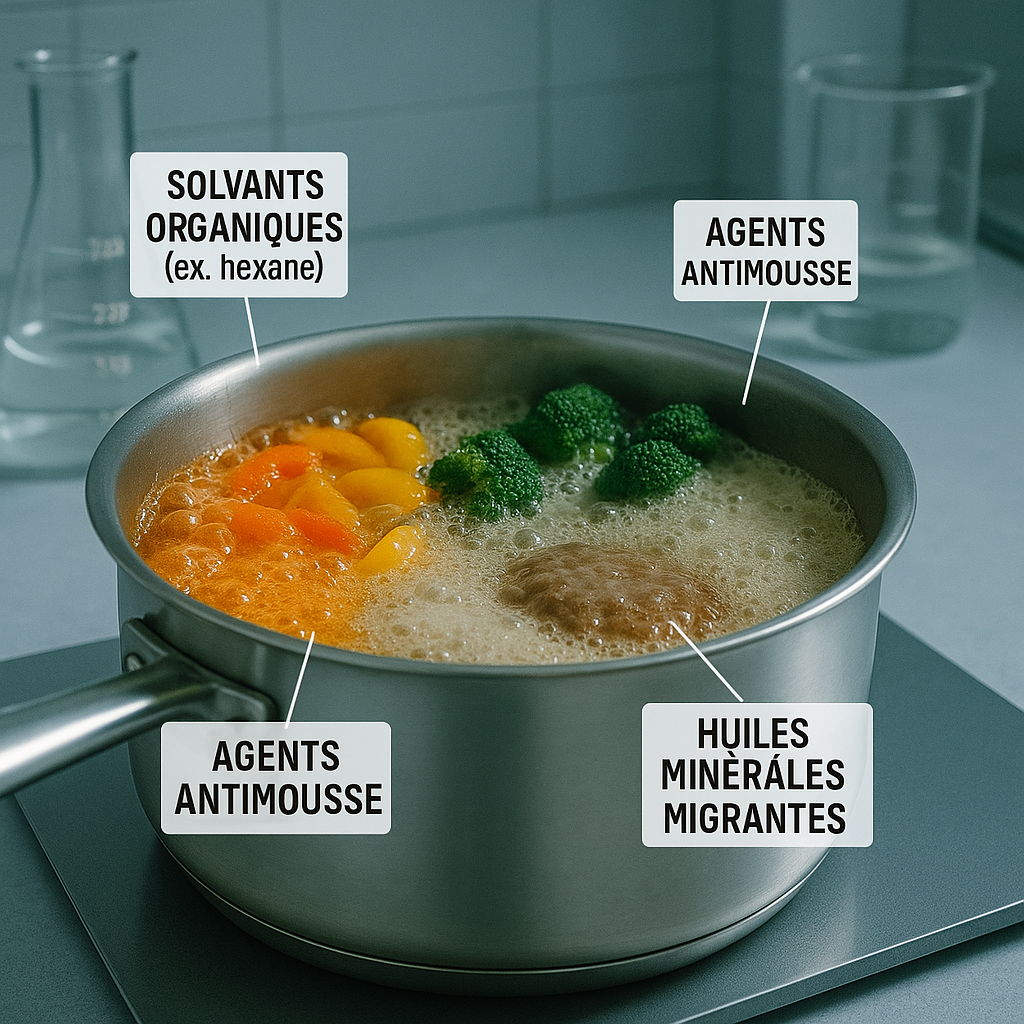 Auxiliaires technologiques & additifs alimentaires: pas sur l'étiquette!