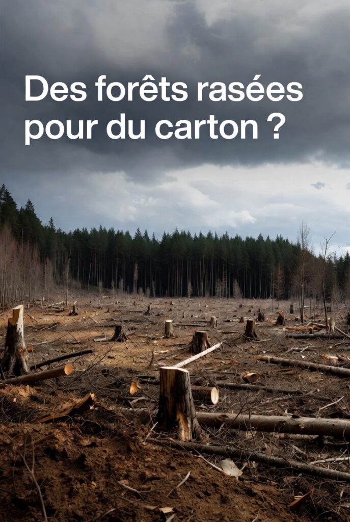 Des forêts rasées pour faire du carton?