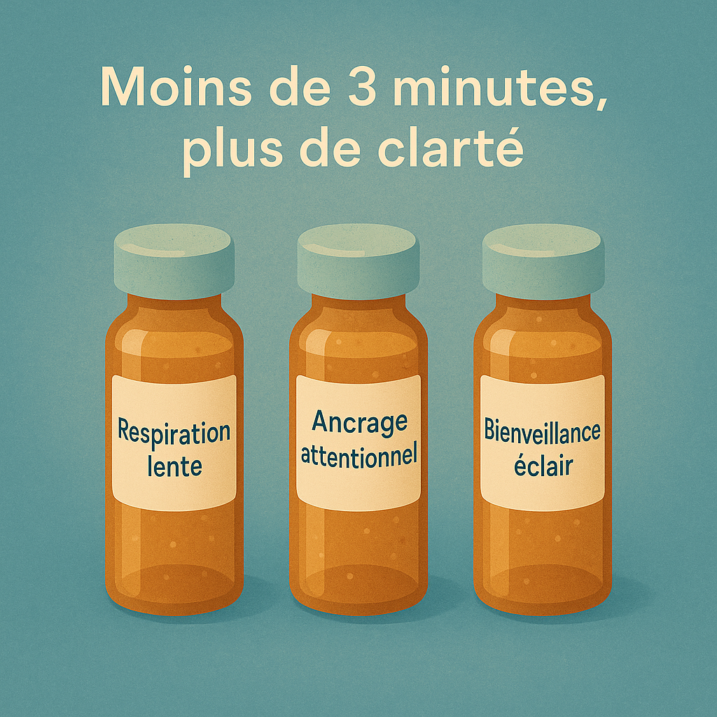 Exercices de 3 Minutes pour plus de clarté
