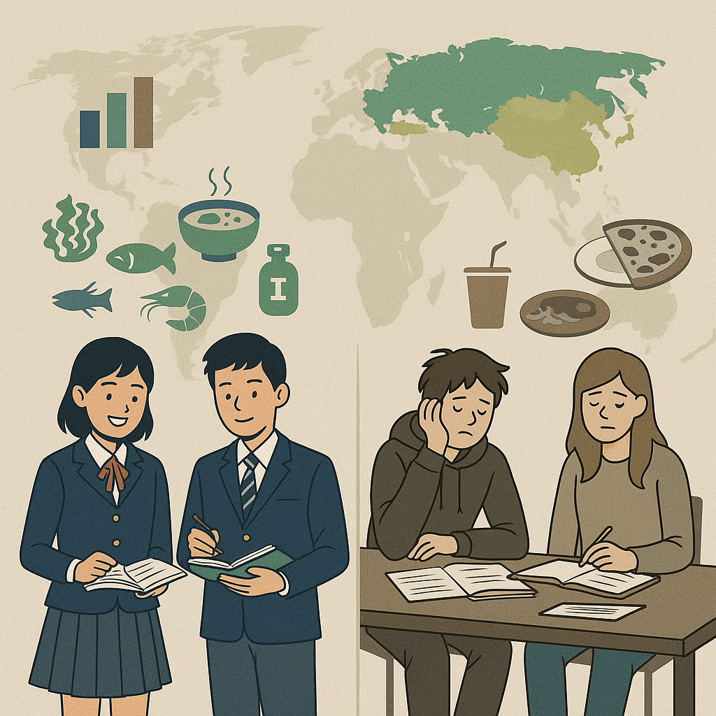 Différences en carence en iode