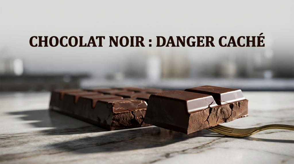 cadmium dans le cacao, chocolat noir danger, métaux lourds chocolat, toxicité cadmium, contamination chocolat bio, métaux lourds chocolat noir
