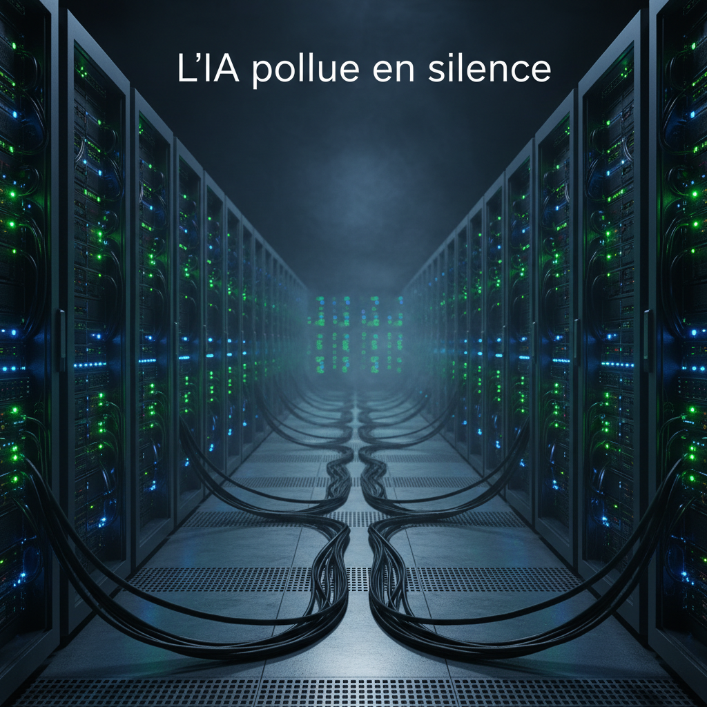 consommation énergétique IA, empreinte carbone intelligence artificielle, data centers pollution, déchets électroniques IA, obsolescence matériel informatique