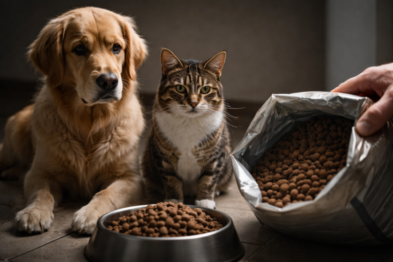 croquettes pour chien et chat