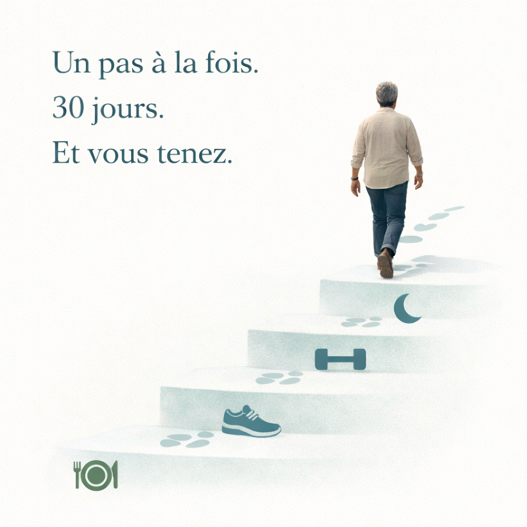 Plan simple pour vivre jusqu'à 100 ans, un pas à la fois!