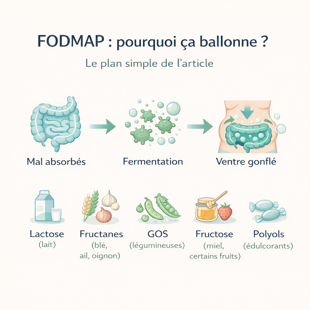 ballonnements et microbiote: FODMAP