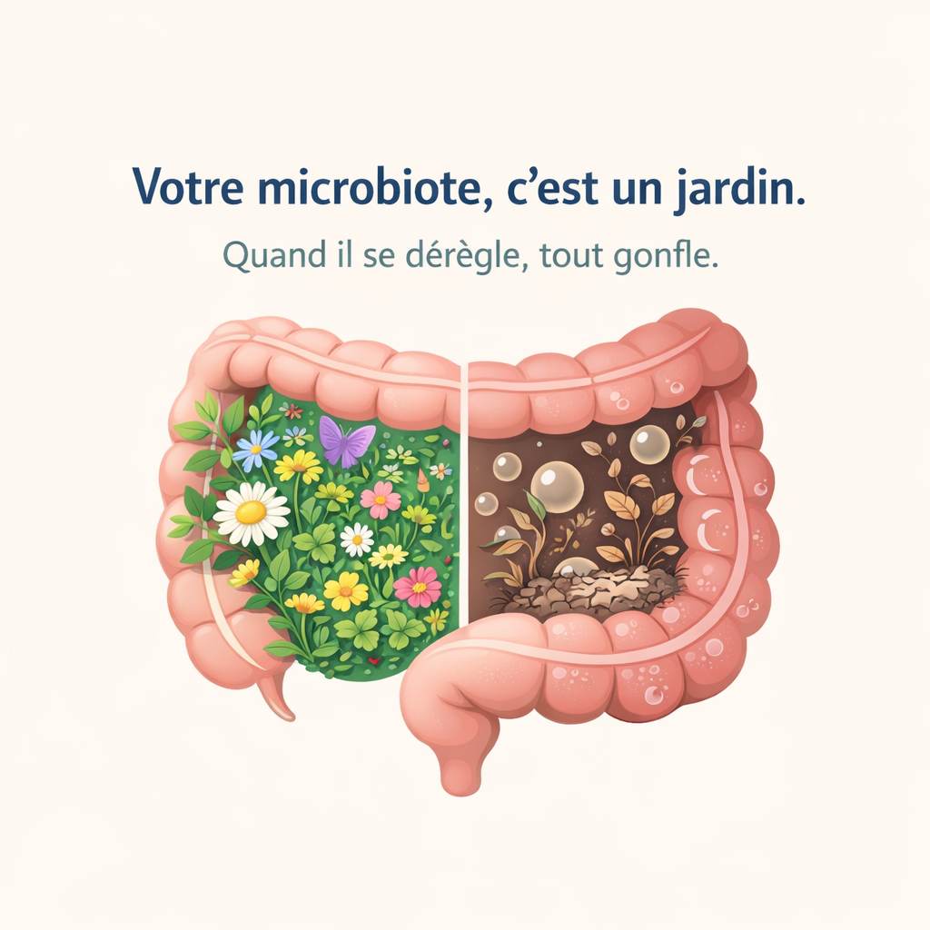 Ballonnements et microbiote: gonflements
