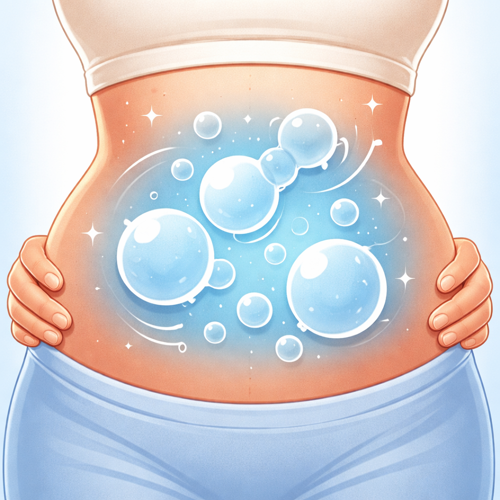 Microbiote déséquilibré - symptômes: ballonnements