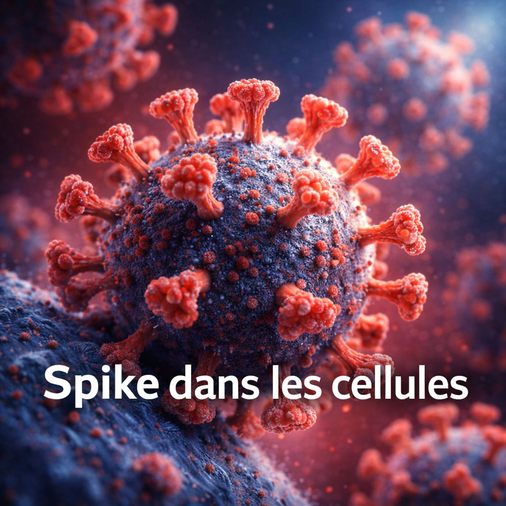 Protéine Spike dans les cellules des vaccinés?