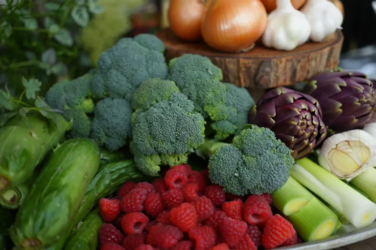 Fruits et légumes riches en fibres pour le microbiote