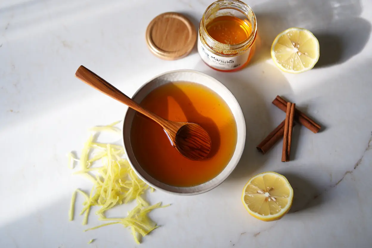 Ingrédients pour sirop antibactérien maison