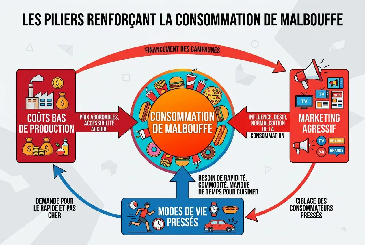 Causes de la malbouffe