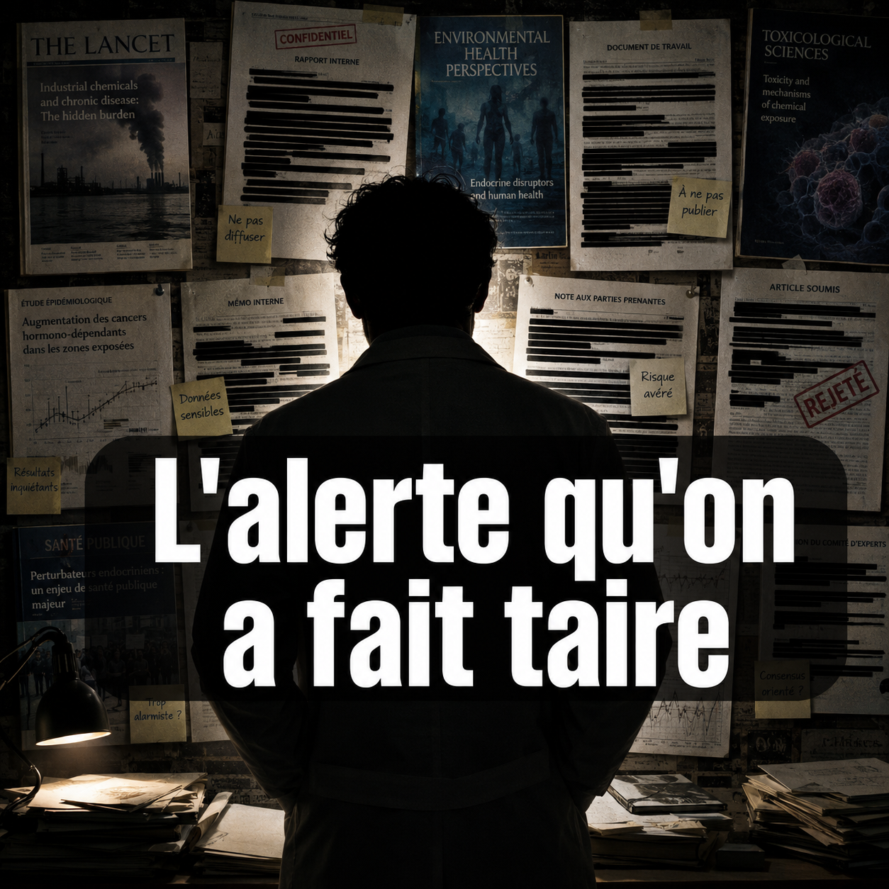 Portrait symbolique de lanceur d'alerte sur l'aluminium vaccin danger enfant : Serge Rader et Christopher Exley, deux experts censurés