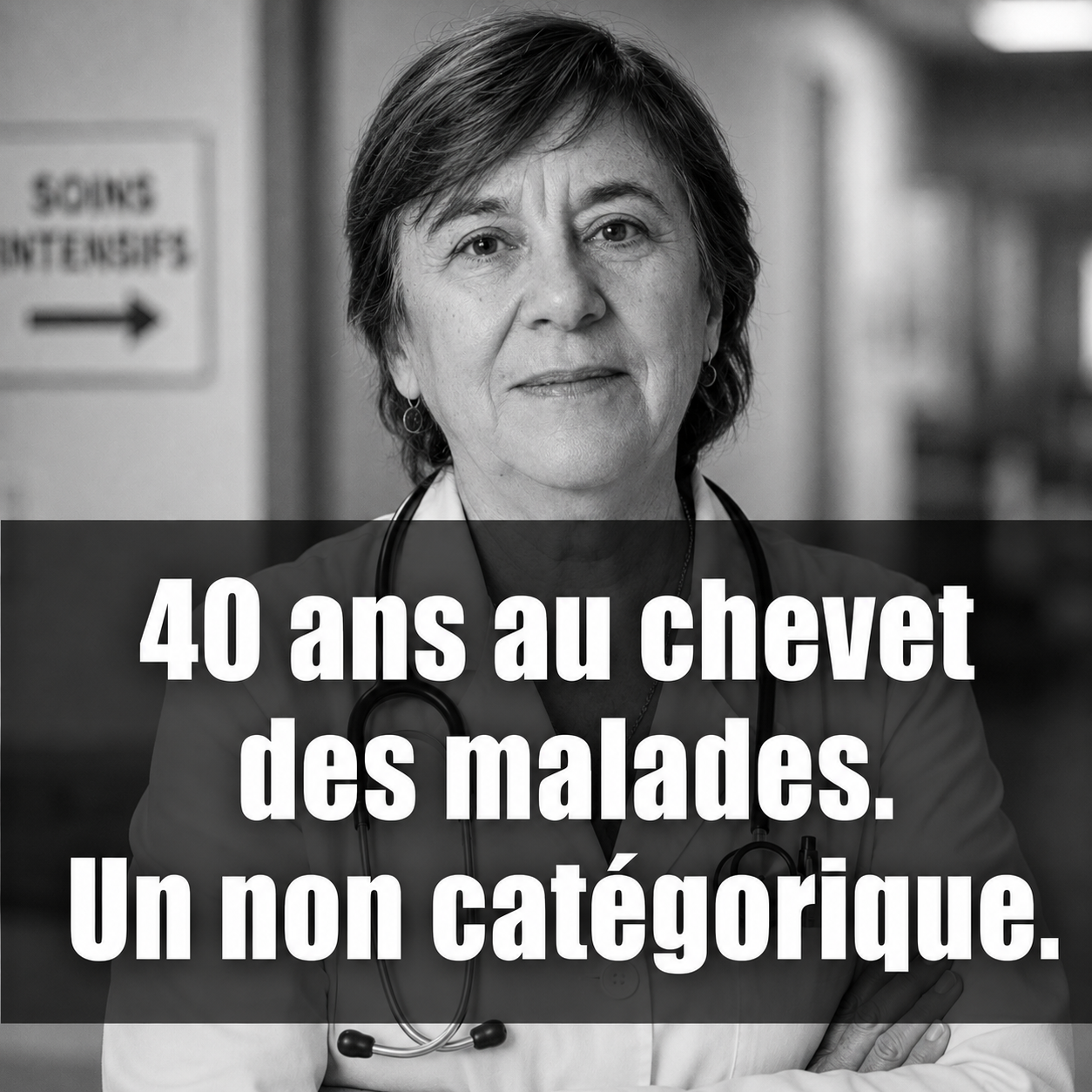 40 ans au chevet des malades - le Dr Nicole Delépine dit non à la légalisation de l'euthanasie