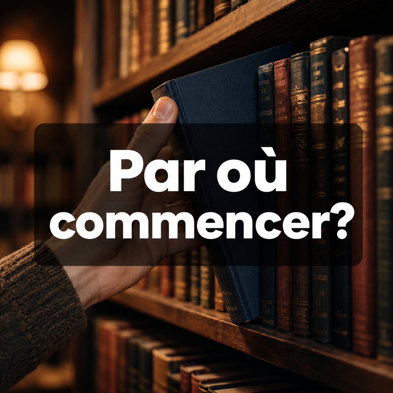 Main choisissant un livre Covid dans les rayonnages de la bibliothèque Covid, par où commencer