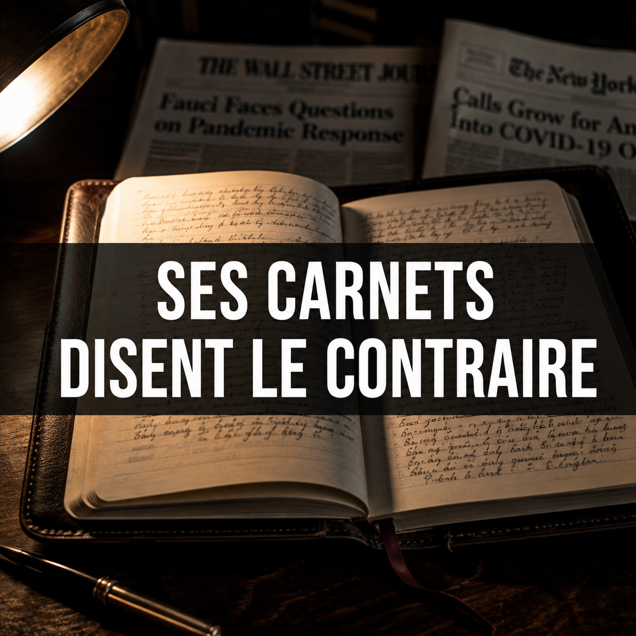 Carnets personnels de Fauci et écart avec le taux de mortalité Covid annoncé publiquement