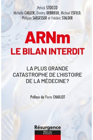 Couverture du livre ARNm: le bilan interdit de Patrick Stocco